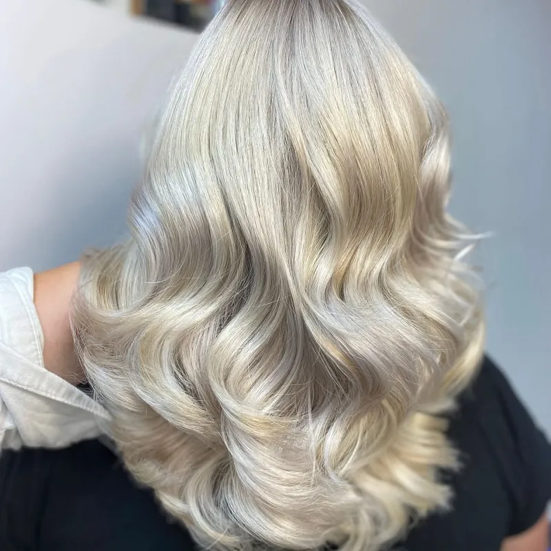 Balayage in Blondtönen